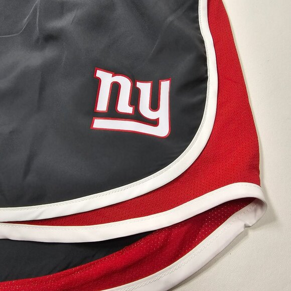 Nike NY Giants NWT Dri-Fit Lined Running Shorts Womens Size XXL Gray Red White - Picture 2 of 11